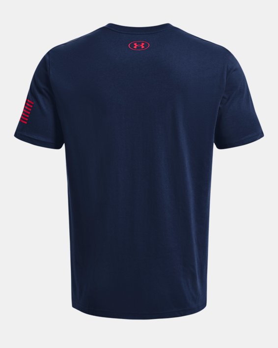 Men's UA Freedom Logo T-Shirt, Blue, pdpMainDesktop image number 5